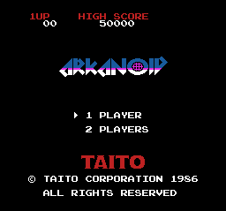 Arkanoid - Converted by POPC0RN (NES Hack)